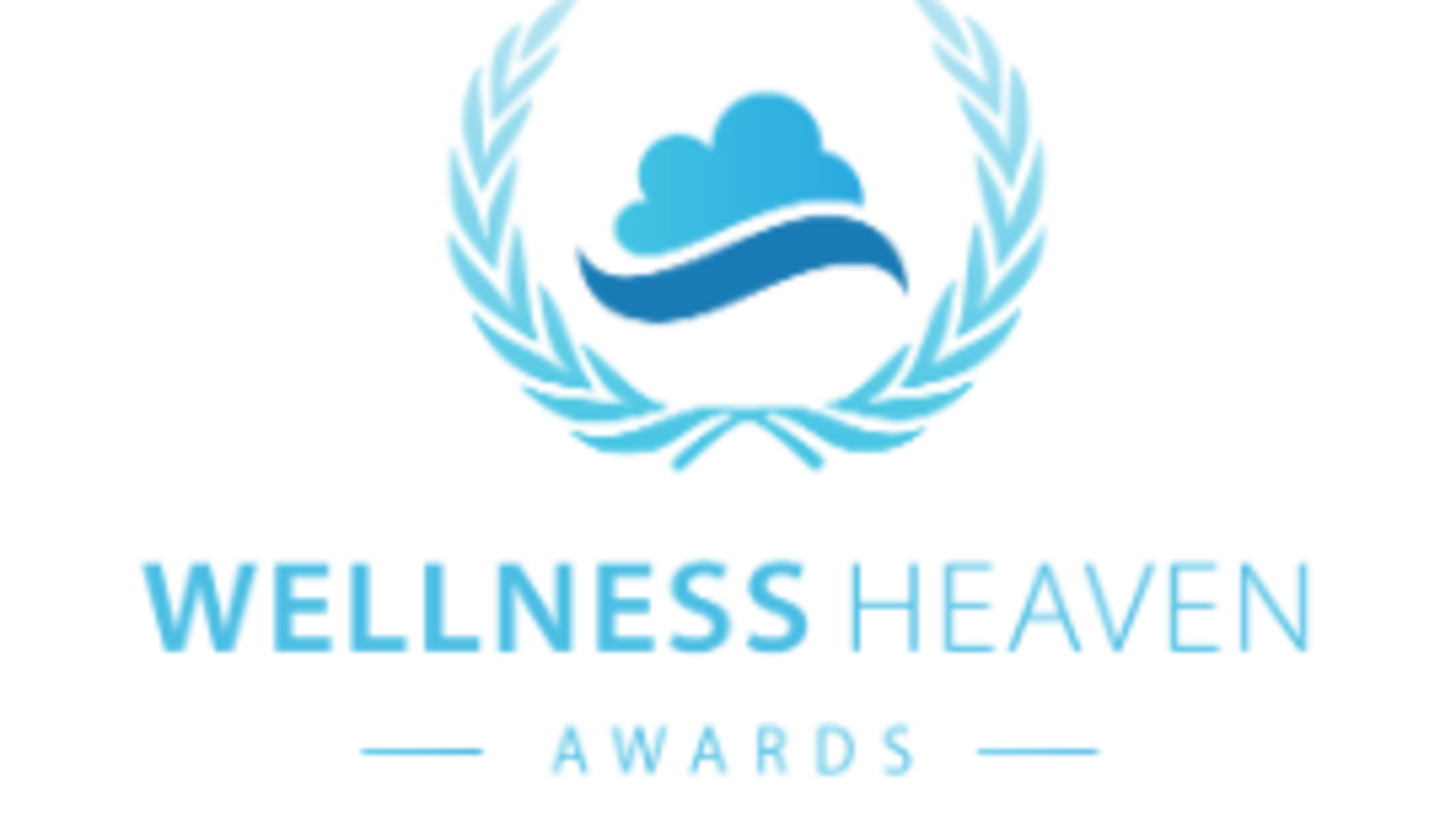 Wellness Heaven Awards Logo mit Wolke und Lorbeerkranz