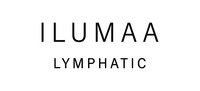 Textlogo mit den Worten ILUMAA und Lymphatic auf weißem Hintergrund